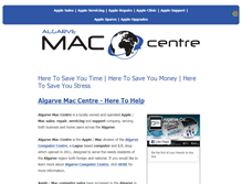 Tablet Screenshot of algarvemaccentre.com